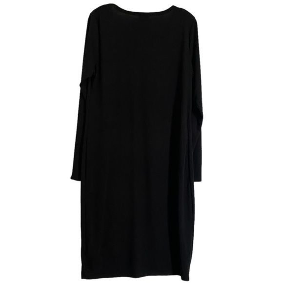 LuLaRoe Solid Black Debbie Dress - Picture 5 of 9